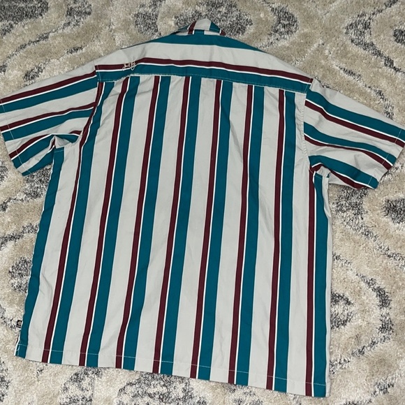 🔥Special Edition UNISEX Dickies SkateBoard Jamie Foy Havana Stripe Button Shirt - Picture 13 of 16